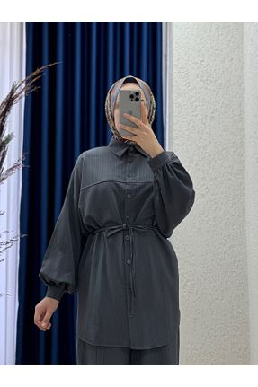 ست بالاتنه و پائین تنه حجاب رنگی زنانه رگولار MİHRA STORE - کد 941002836