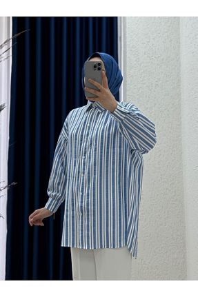پیراهن حجاب رنگی زنانه Fitted MİHRA STORE - کد 940997114