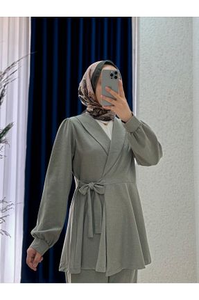 ست بالاتنه و پائین تنه حجاب رنگی زنانه رگولار MİHRA STORE - کد 941008002