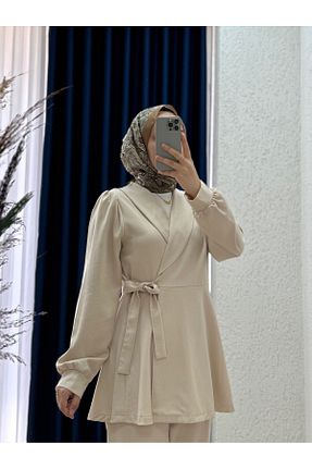 ست بالاتنه و پائین تنه حجاب رنگی زنانه رگولار MİHRA STORE - کد 941008005