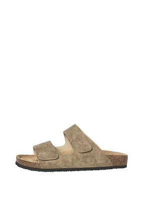 صندل بژ مردانه پاشنه تخت Jack & Jones - کد 941009635