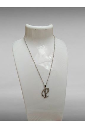 گردنبند استیل ( فولاد ) طوسی زنانه استیل (فولاد) Kardelen Lavinya Şah - کد 941016809