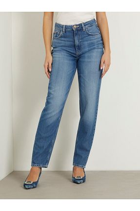 شلوار جین آبی زنانه پاچه ساده Guess - کد 822818816