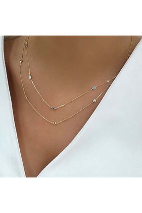 گردنبند طلا زرد زنانه 14 عیار byBurak GOLD - کد 941261470