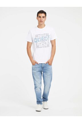 تیشرت سفید مردانه رگولار Guess - کد 941149520