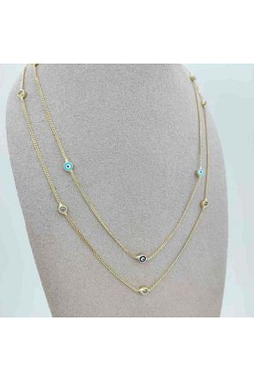 گردنبند طلا زرد زنانه 14 عیار byBurak GOLD - کد 941261470