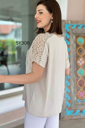 بلوز رنگی زنانه ساده İnce Topuk - کد 941150263