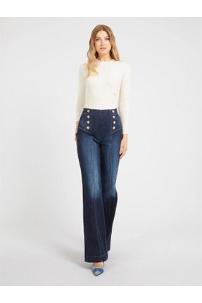 پلیور نباتی زنانه طرح دار Guess - کد 773479454
