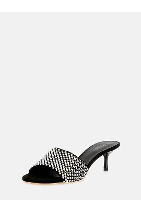 صندل مشکی زنانه پاشنه تخت Guess - کد 941152129