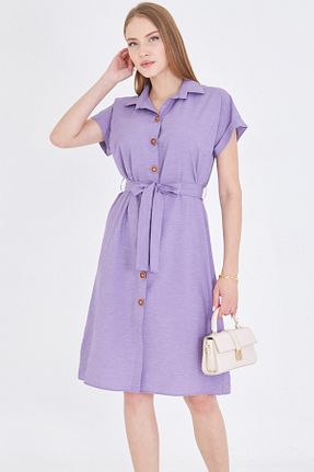 لباس بنفش زنانه بافتنی armonika - کد 941225946
