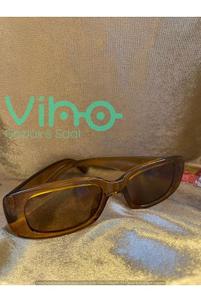 عینک آفتابی قهوه ای زنانه UV400 shop - کد 941248571