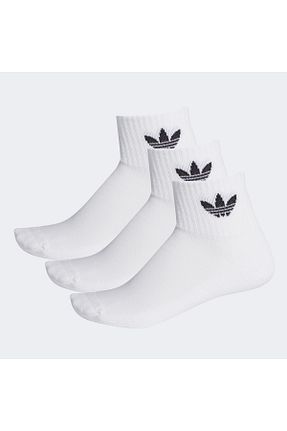 جوراب سفید زنانه پنبه ای adidas - کد 692315961
