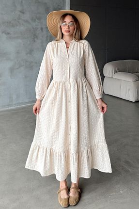 لباس حجاب بژ رگولار Olcay - کد 941261947
