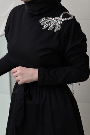 لباس مجلسی حجاب مشکی زنانه رگولار Missemramiss - کد 941292317