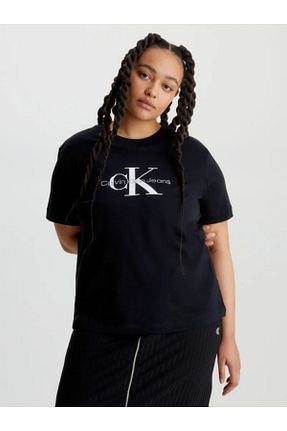 تیشرت مشکی زنانه رگولار Calvin Klein - کد 941287405