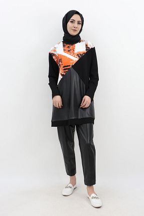 ست بالاتنه و پائین تنه حجاب رنگی زنانه رگولار PUREVA - کد 941293032