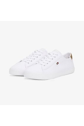 کفش اسنیکر سفید زنانه بند دار Tommy Hilfiger - کد 901396122
