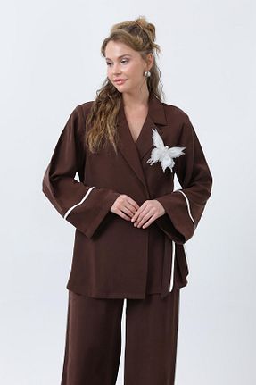 ست بالاتنه و پائین تنه رنگی زنانه بافتنی Soul - کد 941293624