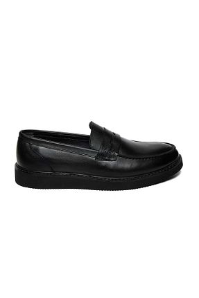 کفش کژوال سرمه ای مردانه چرم خالص Bestello - کد 941320300