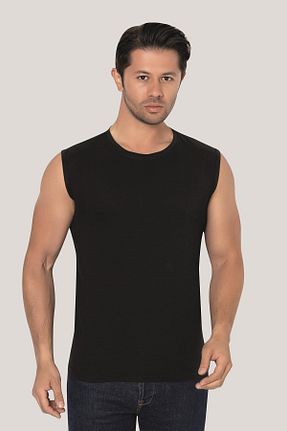 رکابی مشکی مردانه بدون آستین Arma Yıldız - کد 941320215