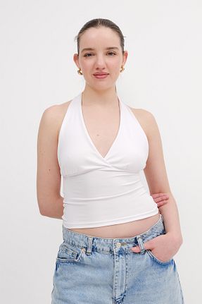 بلوز نباتی زنانه ساده Addax - کد 941344127