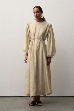 لباس بژ زنانه بافتنی mathilda store - کد 941319403
