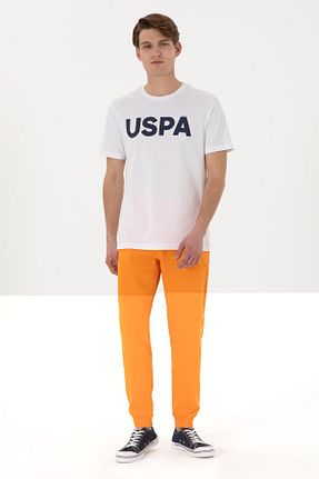 تیشرت سفید مردانه یقه دوچرخه U.S. Polo Assn. - کد 905735520