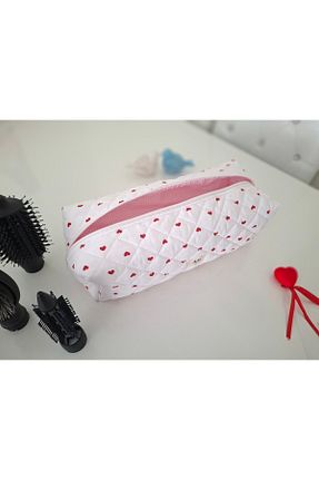 کیف پورتفوی و کلاچ سفید زنانه پارچه ای MB - کد 941608209