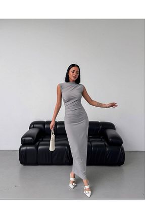 لباس طوسی زنانه اسلیم فیت Tantana - کد 941393747