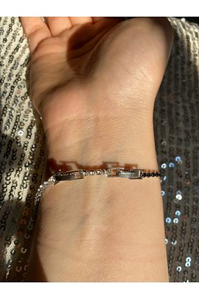 دستبند جواهر مشکی زنانه سنگ Gök Accessories - کد 941523220