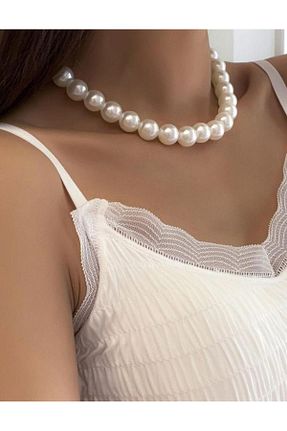 گردنبند مروارید سفید نقره TUHAM AKSESUAR - کد 941496978