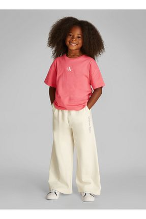 تیشرت صورتی بچه گانه رگولار Calvin Klein - کد 941915447