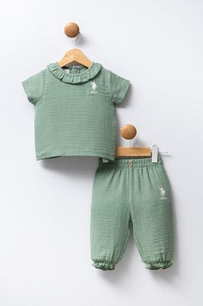 ست بالاتنه و پائین تنه رنگی بچه گانه بافتنی U.S. Polo Assn. - کد 941591606