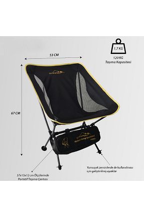 صندلی کمپ رنگی فلزی Nurgaz - کد 941600026
