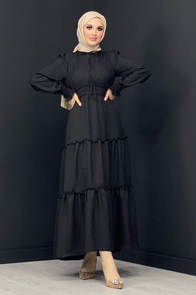 لباس مشکی زنانه بافتنی Tesettür Diyarı - کد 941602911