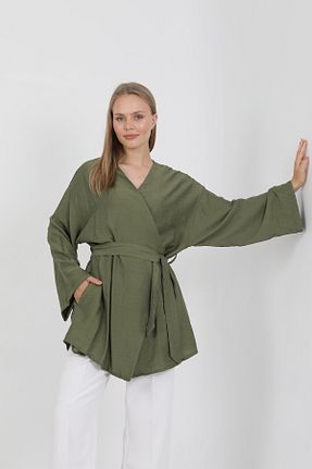 کیمونو و کافتان سفید زنانه مخلوط ویسکون PASTELASTORE - کد 941615788