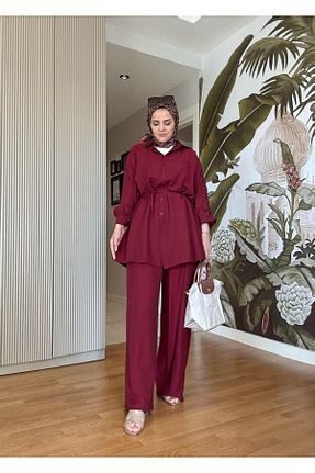 ست بالاتنه و پائین تنه حجاب رنگی زنانه رگولار Aselim Hijap Moda - کد 941634522