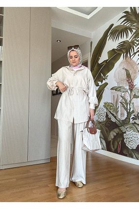 ست بالاتنه و پائین تنه حجاب رنگی زنانه رگولار Aselim Hijap Moda - کد 941626125