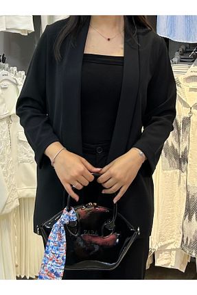 کت بلیزر مشکی زنانه رگولار Erva - کد 941648601