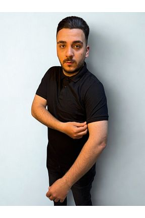 پولوشرت مشکی مردانه پارچه ای cuco - کد 941645046