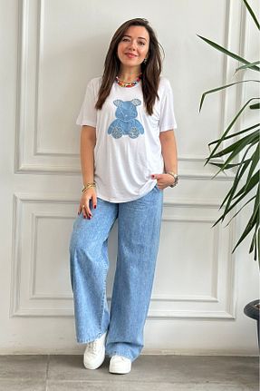 ست بالاتنه و پائین تنه آبی زنانه بافتنی Yağmur Butik - کد 941700641