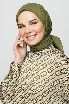 روسری خاکی 100 x 100 MENESSA - کد 941747886