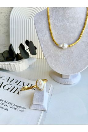 دستبند مروارید سفید LUXURY JEWELRY - کد 942255017