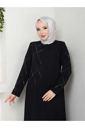 کلاه و ابایا مشکی زنانه پنبه ای Efelif - کد 941793190