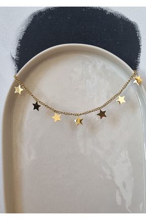 خلخال جواهر زرد زنانه استیل (فولاد) AKSESUARIM - کد 941806520