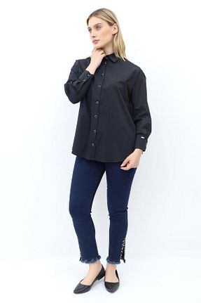 تونیک حجاب مشکی زنانه پنبه ای Levidor - کد 941806928