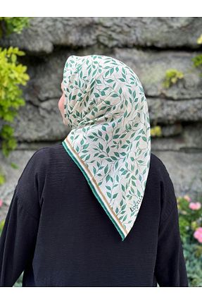 روسری سبز پنبه ای locella - کد 941813702