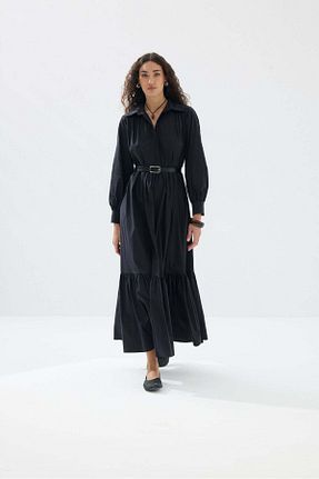 لباس مشکی زنانه بافتنی Tailors Room - کد 941821502