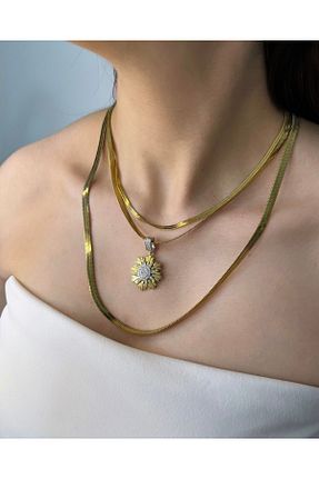 گردنبند استیل ( فولاد ) متالیک استیل (فولاد) YARELLSHİNE - کد 941868324