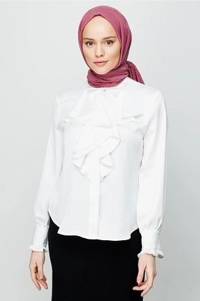شال صورتی زنانه پنبه ای MENESSA - کد 941861100